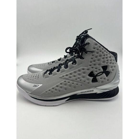 Size 11.5—Men's Under Armour Curry 1 Retro Black History Month 3026279-100 - Picture 2 of 6